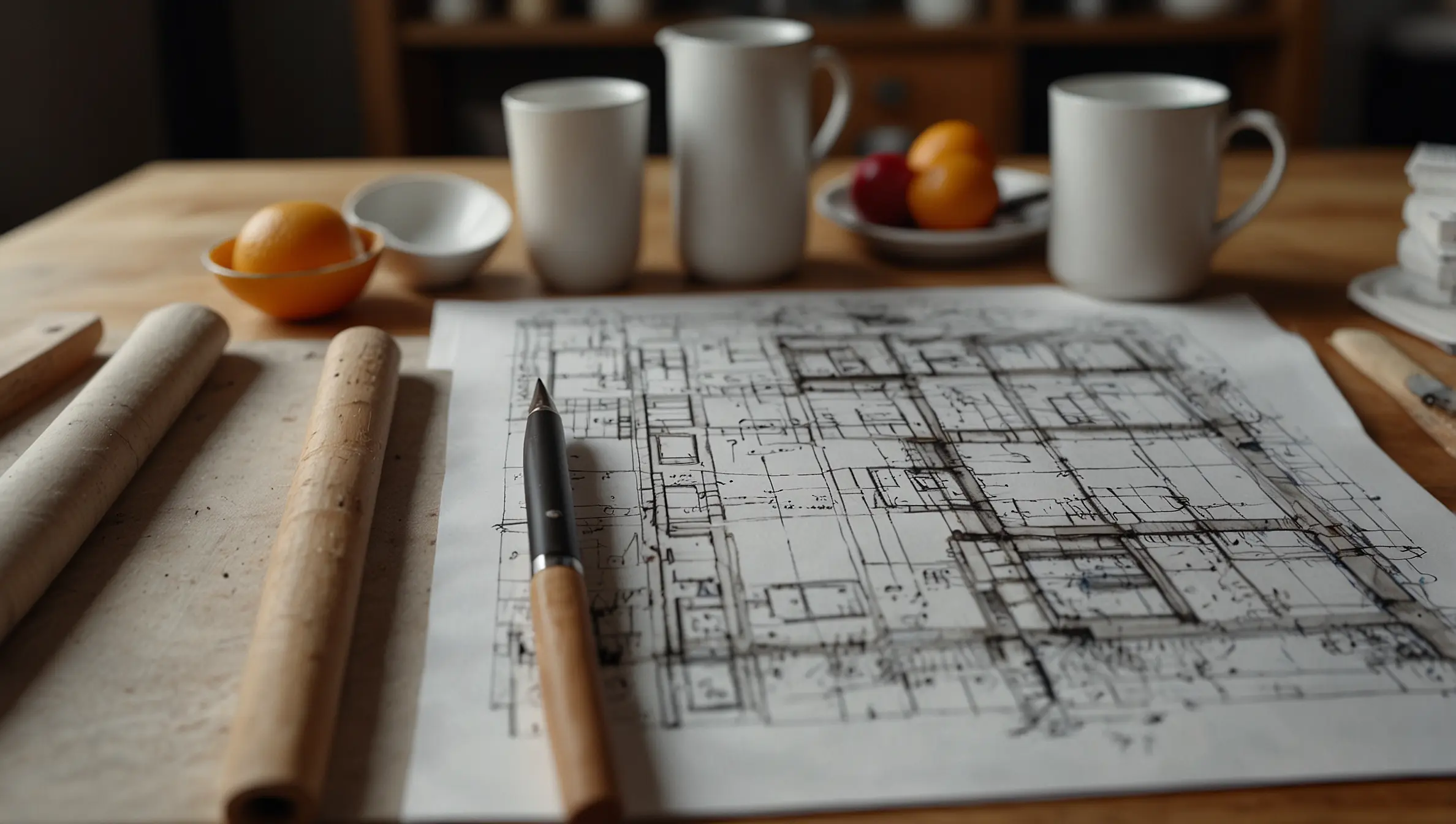sketching Budget Kitchen Renovations